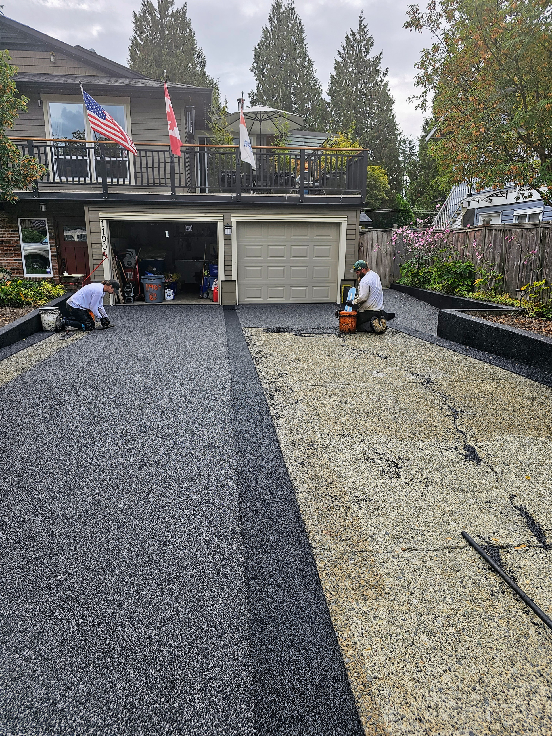 driveway rejuvenation- rubber paving- lower mainland, Green Tech Resurfacing