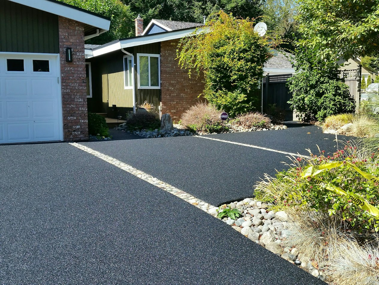 Impressive Rubber driveway - White Rock, BC