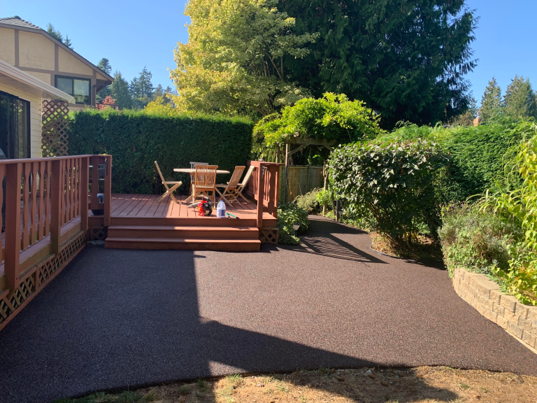 Rubber Paving for Patio - Custom Colours Available