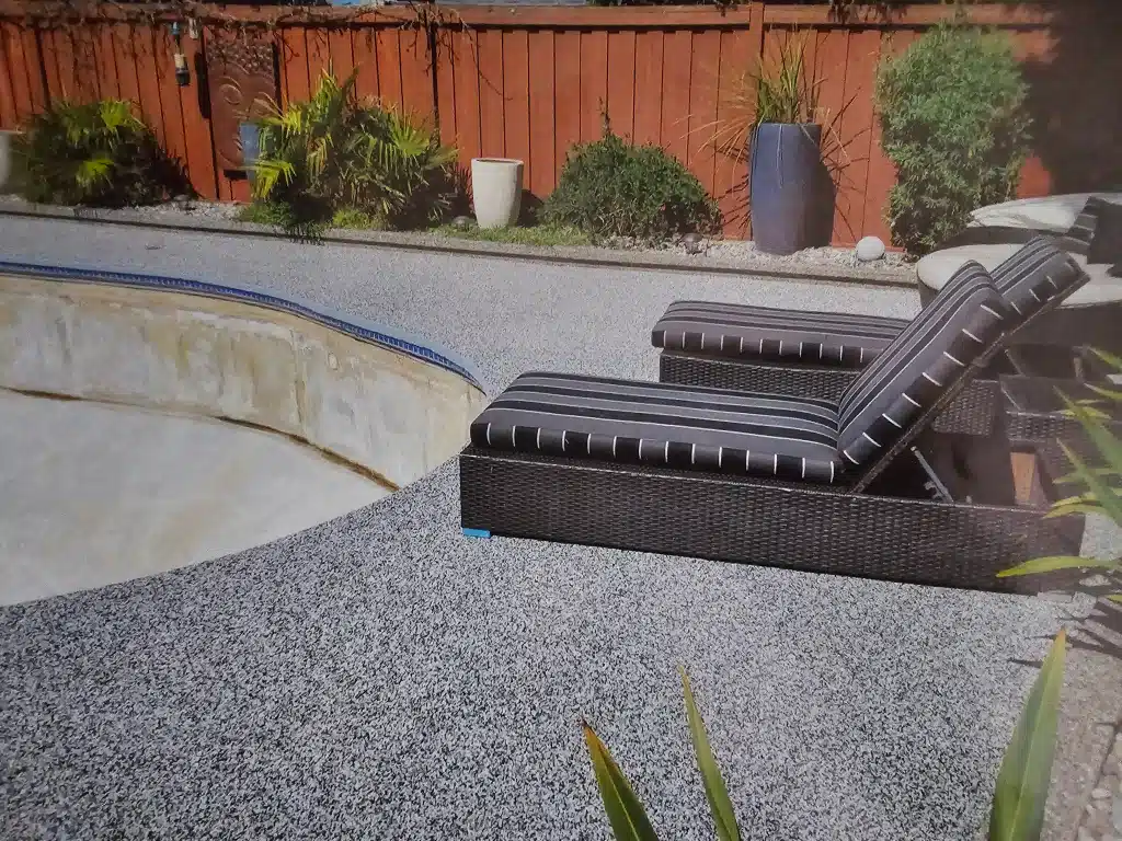 Rubber Paving Pool Deck by Green Tech Resurfacing