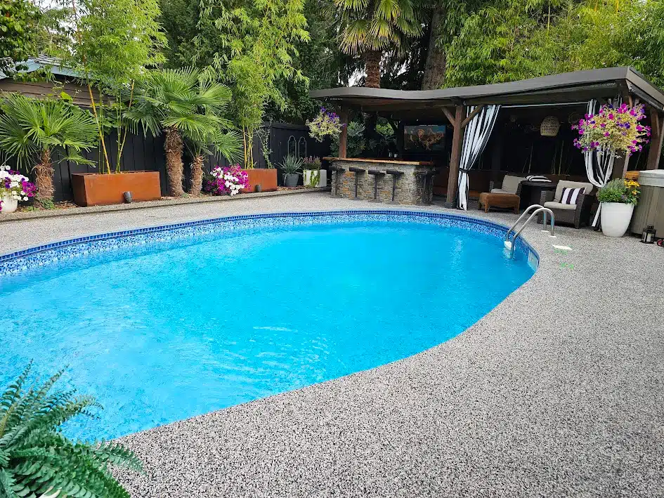 Rubber Paving Pool Deck by Green Tech Resurfacing